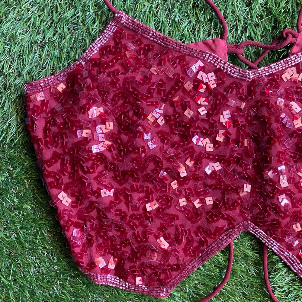 Red Sequin Top - Picture 4 of 16